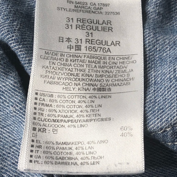 GAP 1969 Mid Rise Distressed Sexy Boyfriend Jeans - Picture 15 of 16